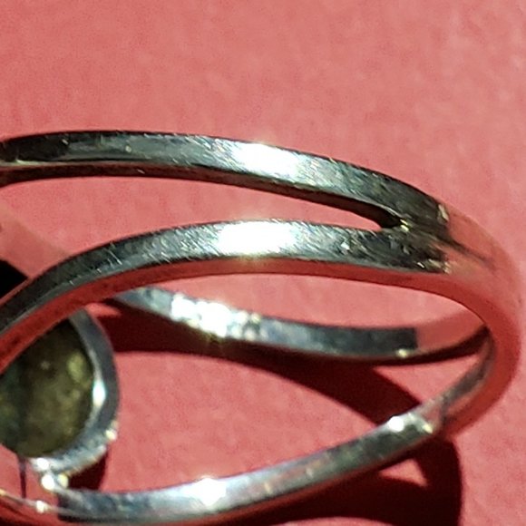 Vintage Silver Jade Ring - Picture 5 of 6